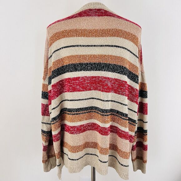 Cozy Striped Crew Neck Sweater - Picture 6 of 8